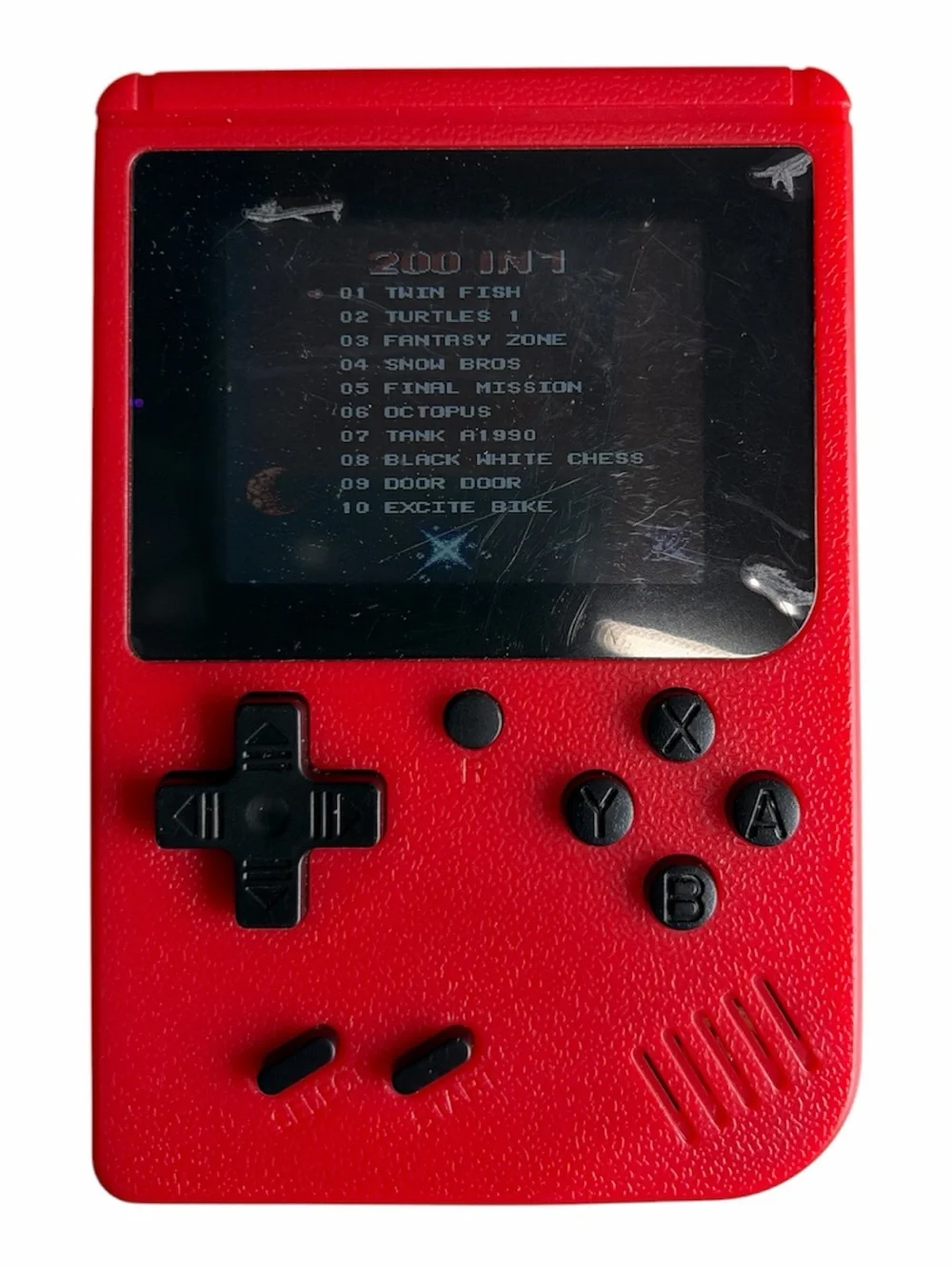 🔥 Merkury MI-PGC01 Handheld Retro Gaming Console 200 In 1 Red Tested Works🔥